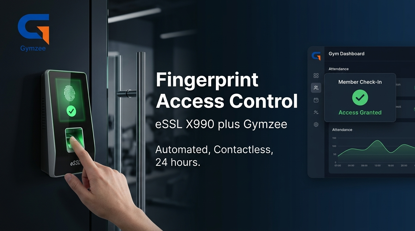eSSL X990 Fingerprint Access Control with Gymzee